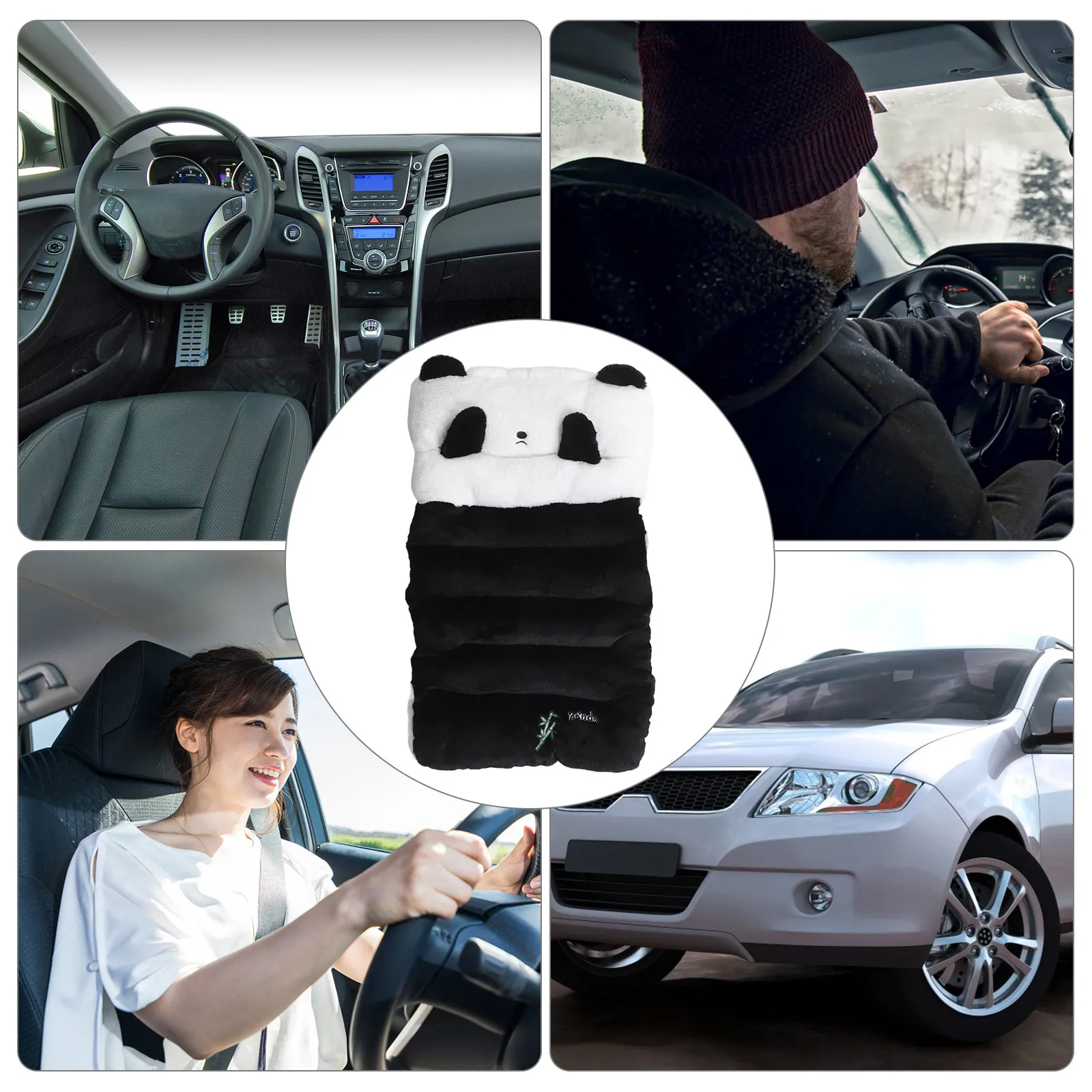 Panda Car Seat Cushion Winter  - Interior Design Warm review and price