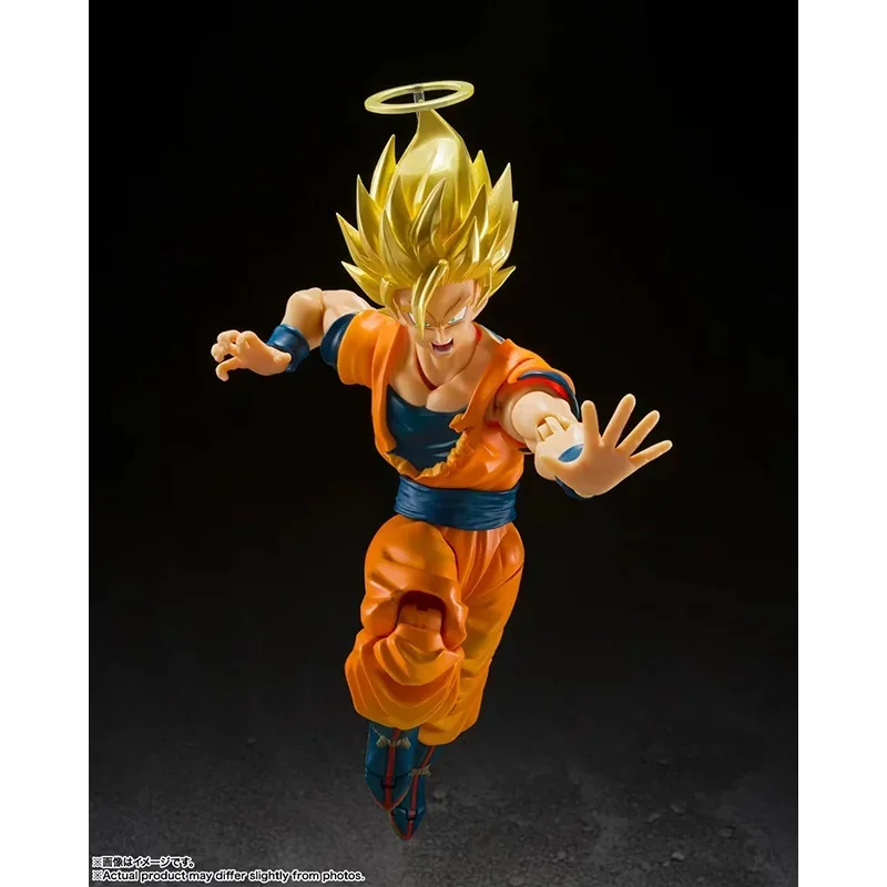 Original Bandai Dragon Ball S.H.Figuarts SHF Super Saiyan 2 Son Goku SDCC Reprint In Stock Anime Collection Figures Model Toys