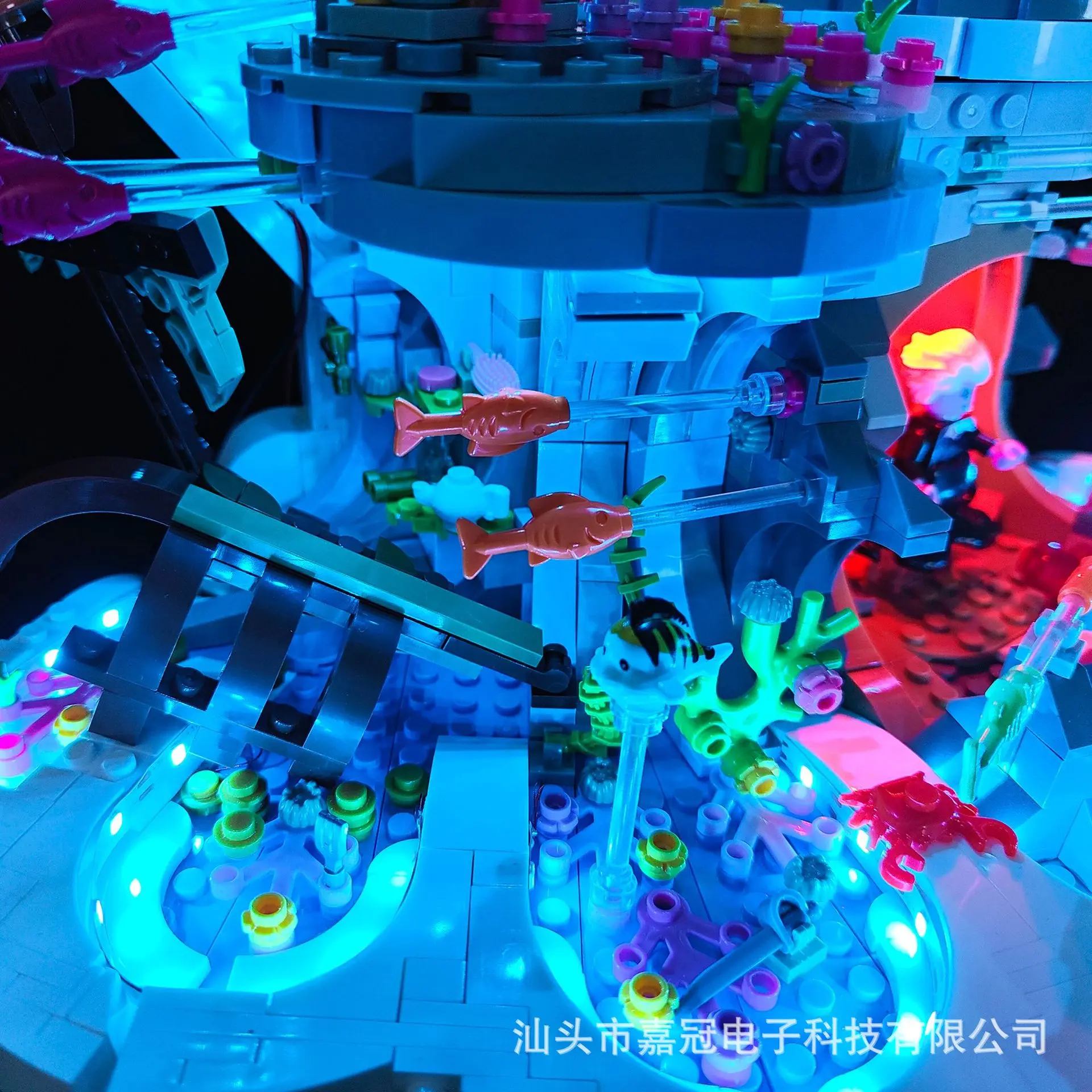 RC LED Light for 43225 Compatible for The Little Mermaid Royal Clamshell Without Building Blocks Just Led Kit for Christmas