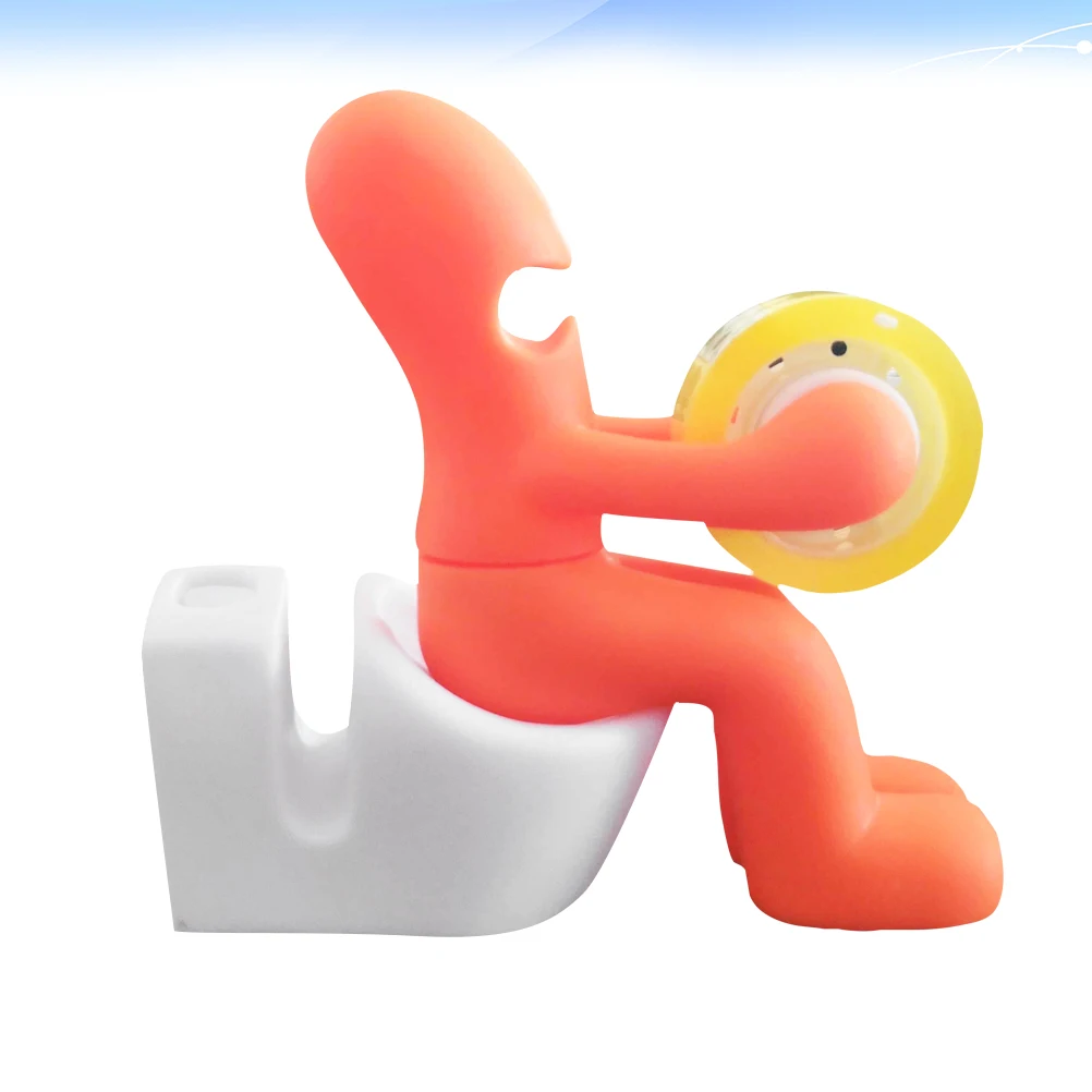 

Creative Stationery Tape Dispenser Holder for Office Adhesive Toilet Design Magnetic Body Long-Lasting Sealing Envelopes