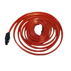 SATA 3th Generation Daten Verlängerung Kabel Bimetall Schnalle Kupfer Core Rot 2M