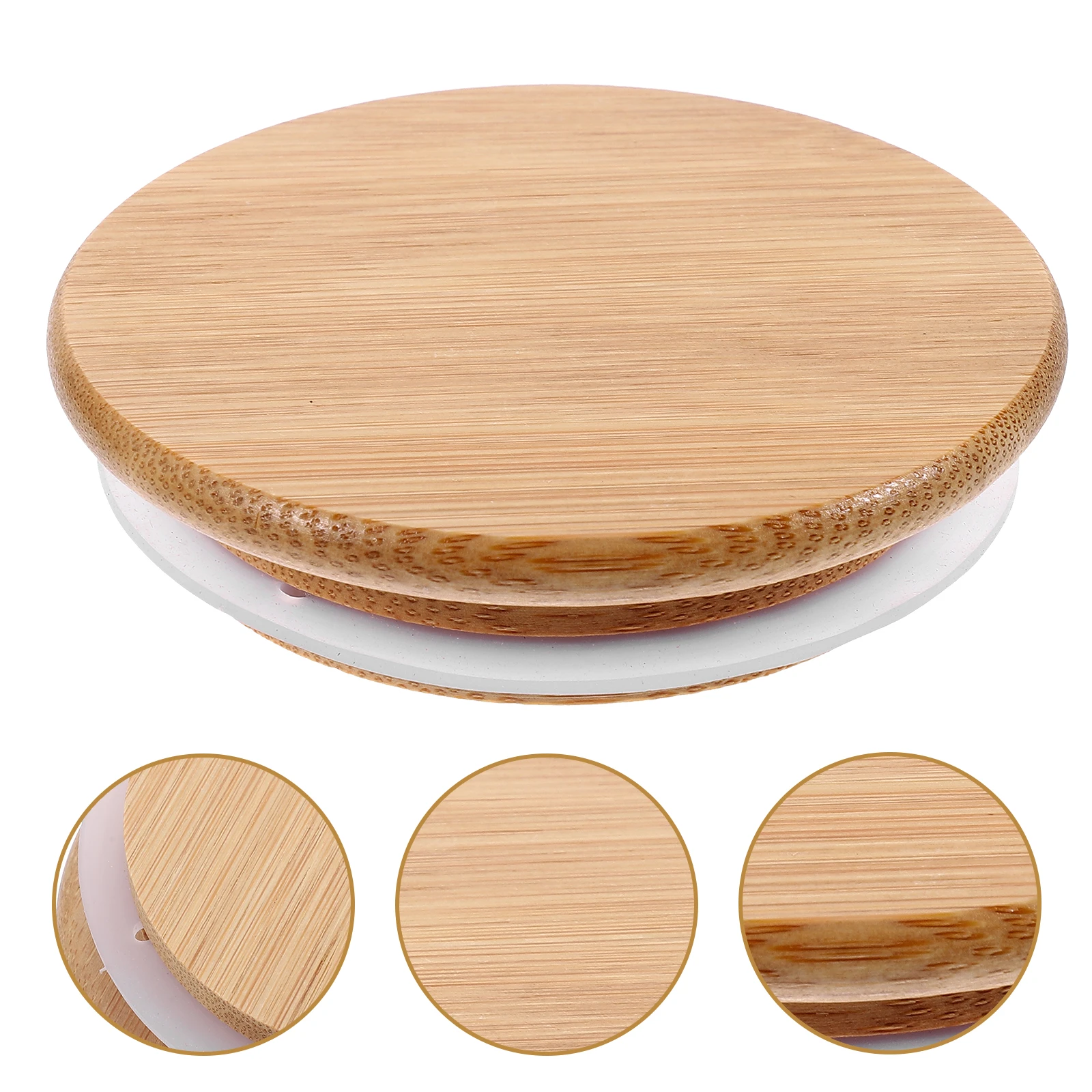 

Glass Pitcher Lid For Bamboo Carafe Replacement Jug Cap Wear Resistant Teapot Kettle Household Kitchen Bar Supplies
