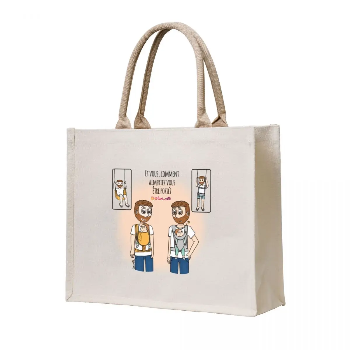 

The physiological portage Tote Bag eco bag folding canvas bags custom tote bag