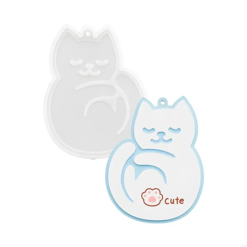 

R3MC Кошачья силиконовая плесень для украшения ручной работы