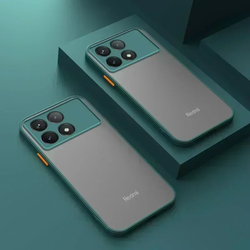 Funda On For Xiaomi POCO X6 Pro 5G Case Luxury Matte Transparent Phone Cover Redmi Note 13 12 11 4G 10 9 Thin Shockproof Bumper