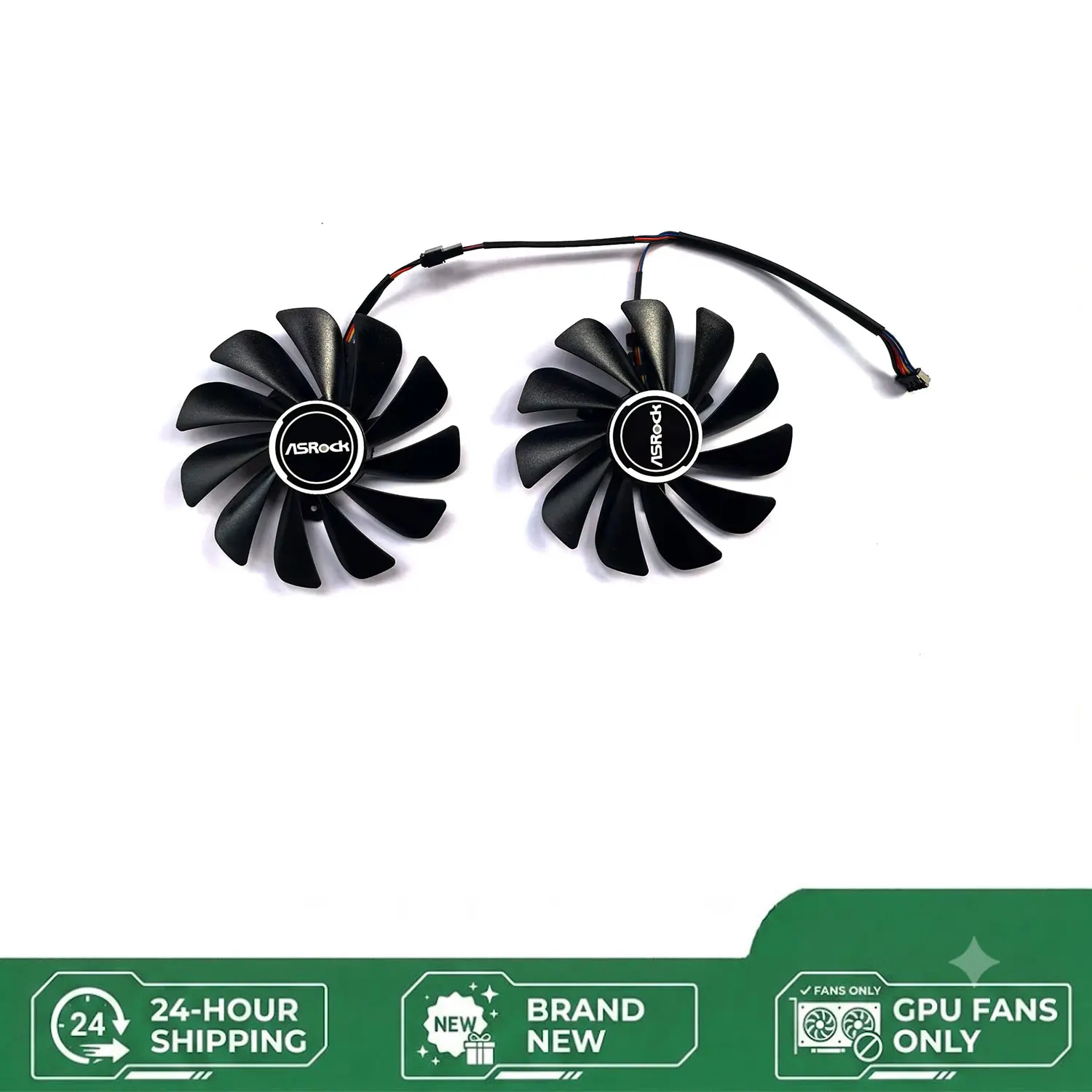 Brand new cooler fan for Asrock Radeon RX 5700 XT 5700XT graphics card CF1010U12S FDC10U12S9-C 95MM 4PIN view 6