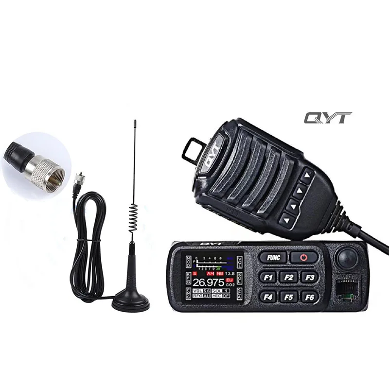 QYT CB-27 Machine 26-27MHz Shortwave Radio Intercom Marine Ship Shortwave Machine Fishing Boat Vehicle Station Antenna (Optional