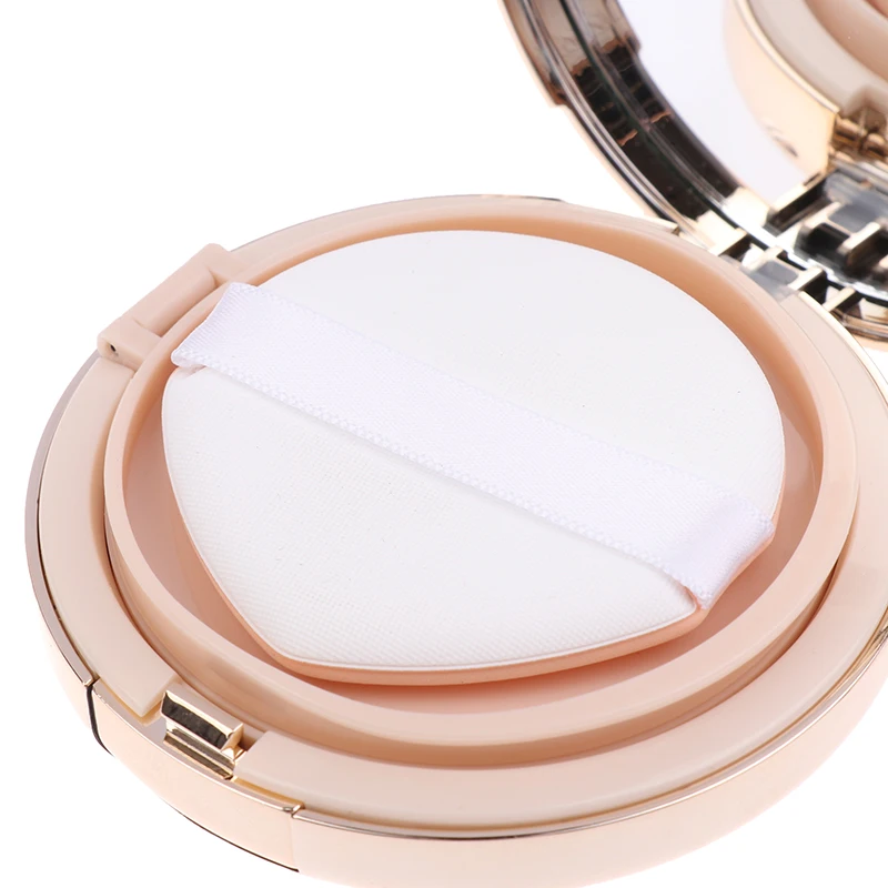 Puste pudełka na poduszki powietrzne do podkładu, przenośne pudełka DIY z lusterkiem, gąbką, na krem BB, kosmetyczka, pojemnik, narzędzia do makijażu.