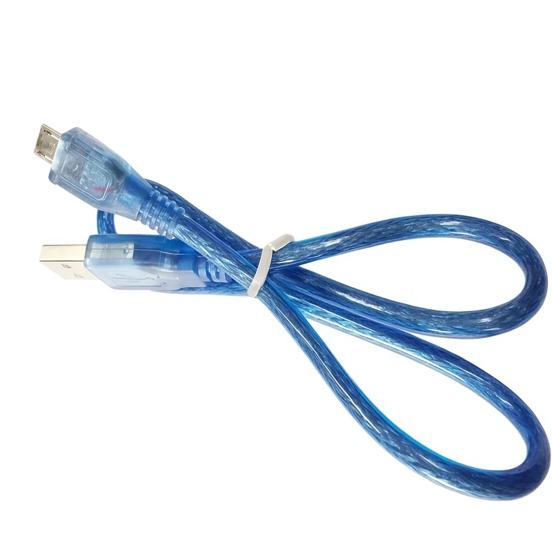 USB blue MicroUSB data cable MK5P mobile phone charging cable, 30CM long, 50CM long, electronic