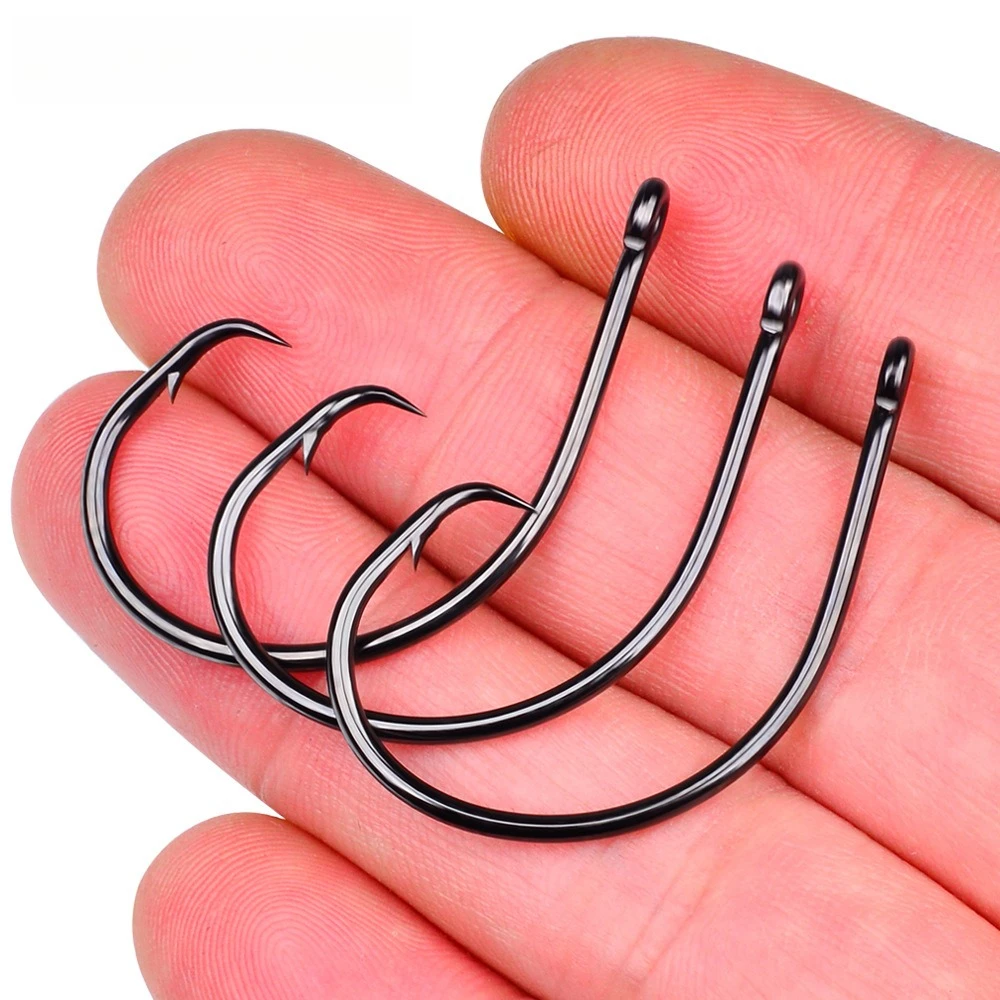 

20 Pcs Circle Hooks for Saltwater Tuna Fishing Hook 4Fish Jig Hook Japan Carp Hook Fishing Circle Hooks Fly Fishing Tackle