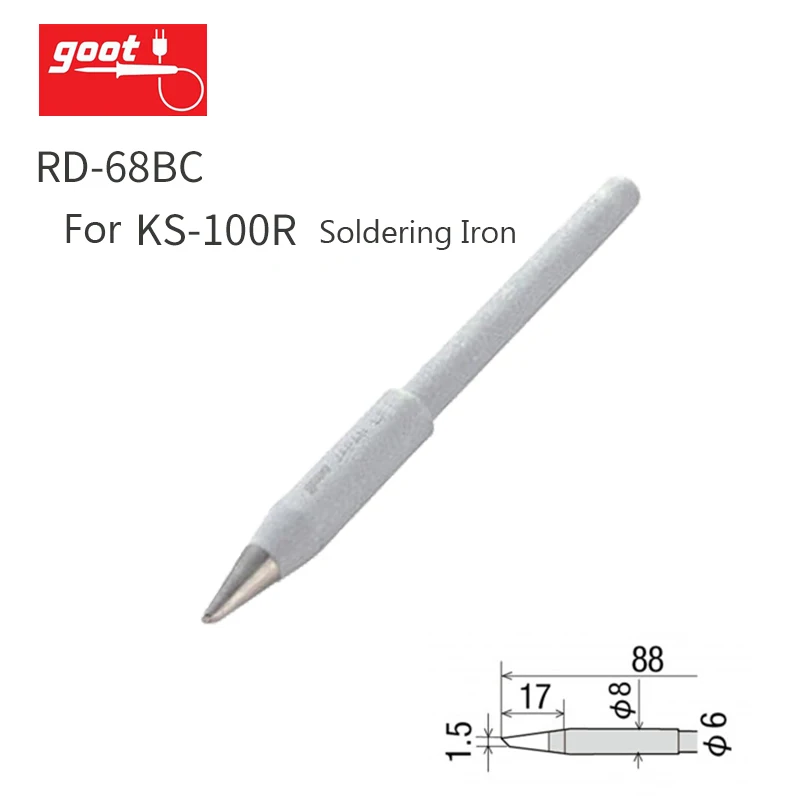 Japan GOOT R-48B CS-20R 30RT-SB R-48SB R-6B RD-67BC RD-68BC Welding Tips For KS-30 KS-40R CS-31 KS-30R KS-60R KS-80R KS-100R