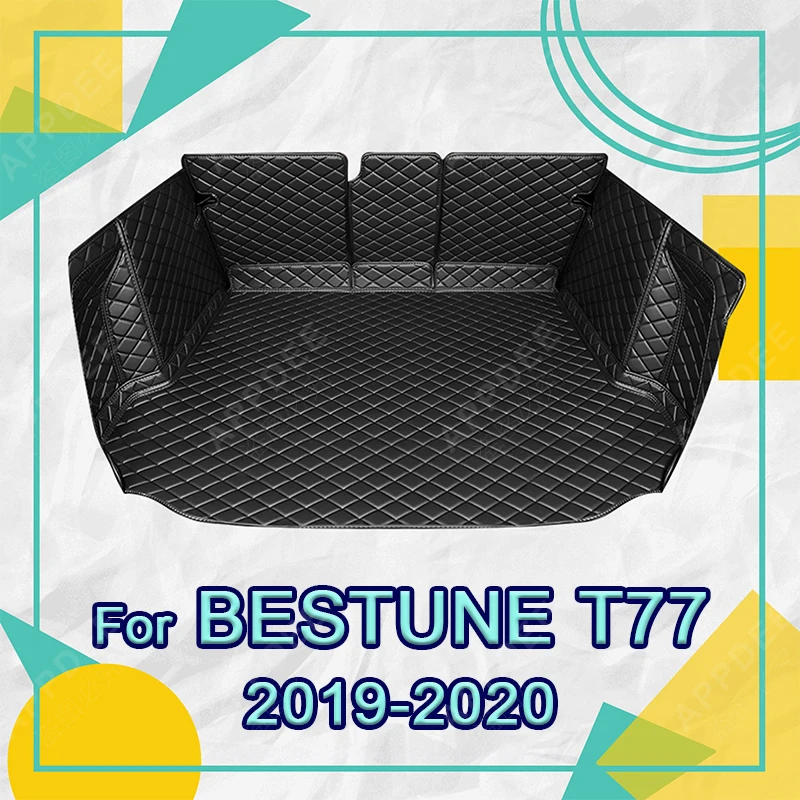 

Auto Full Coverage Trunk Mat For BESTUNE T77 2019 2020 Leather Car Boot Cover Pad Cargo Liner Interior Protector Accessories