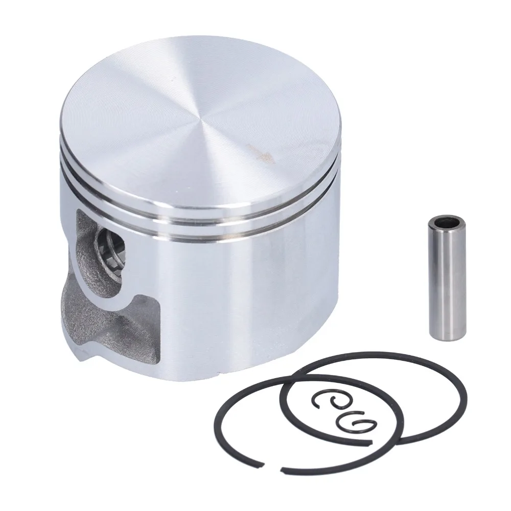 Silver Engine Piston Kit Compact Easy to Install Generator Piston Assembly Kit Round Aluminum Alloy for STIHL TS410 TS420