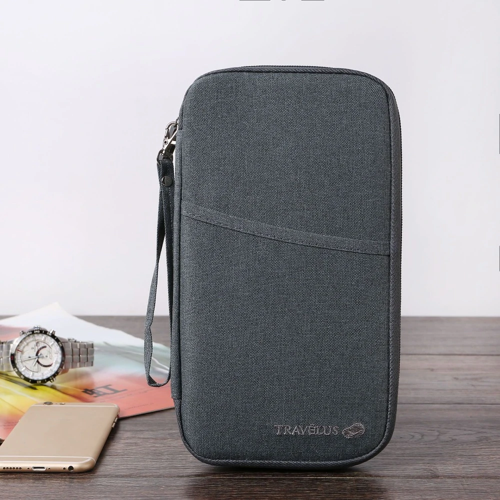 

New Travel Passport Bag RFID Airplane Check-in Passport Holder Multi-function Family Cards Tickets Organizer Unisex