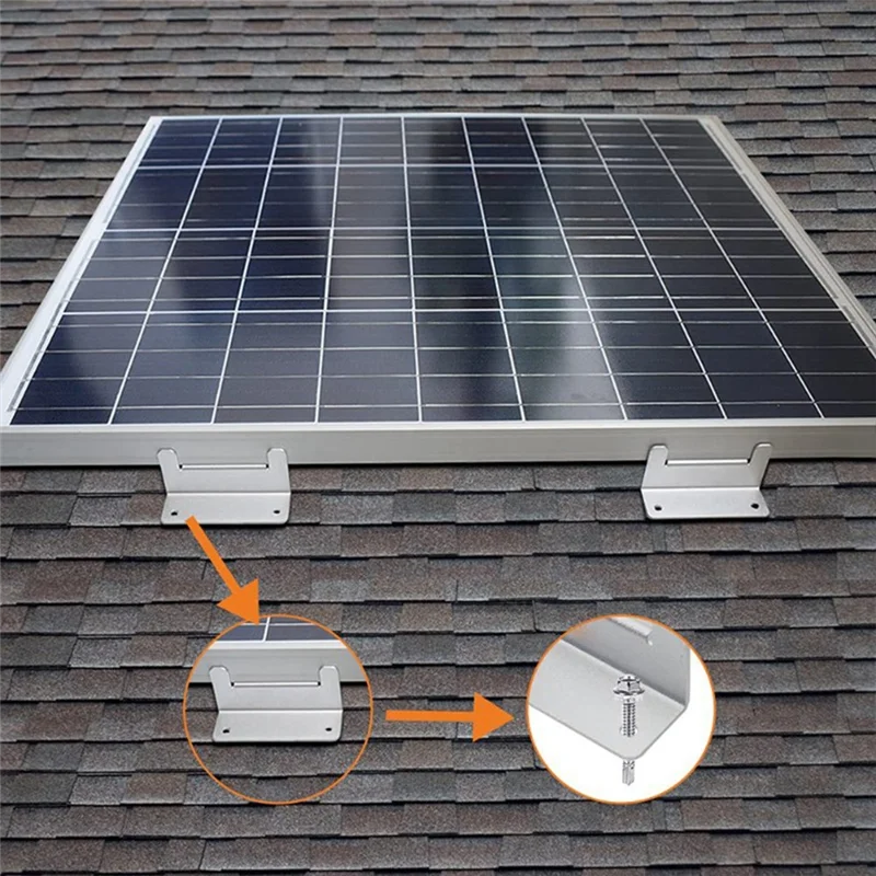 

A03F-Solar Panel Mounting Bracket Kits PV Panel Roof Solar Panel For Car Boat RV Yacht