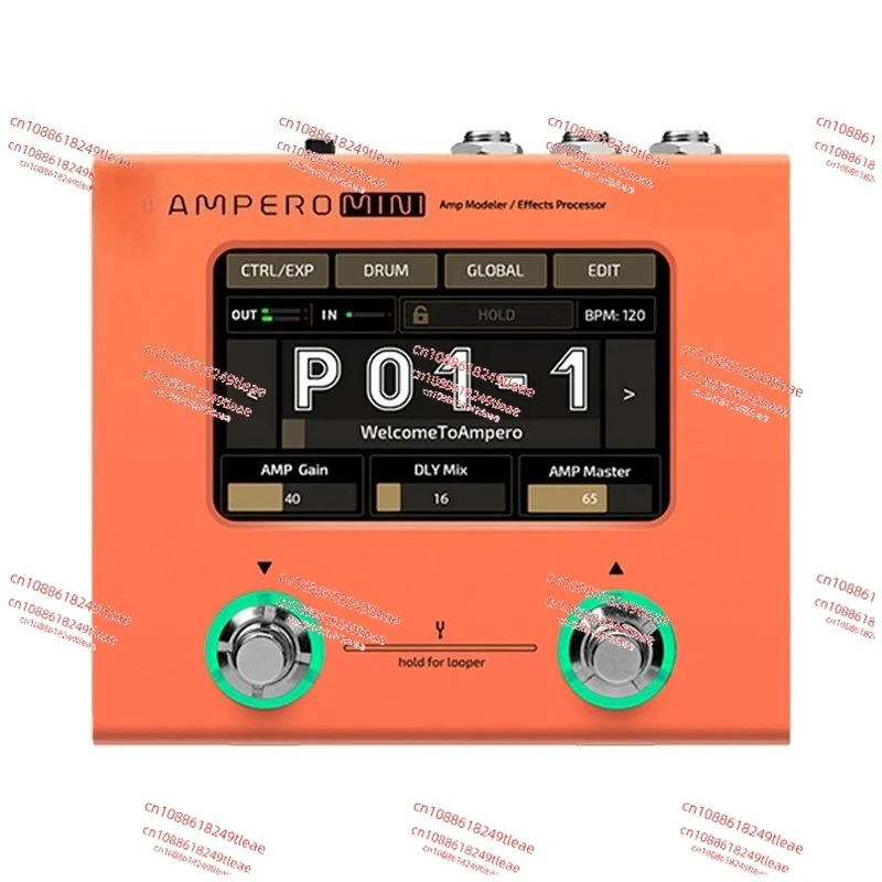 

Мини-процессор эффектов Ampero, гитарный бас-усилитель, моделирование ИК-кафонов, имитация мультиефектов