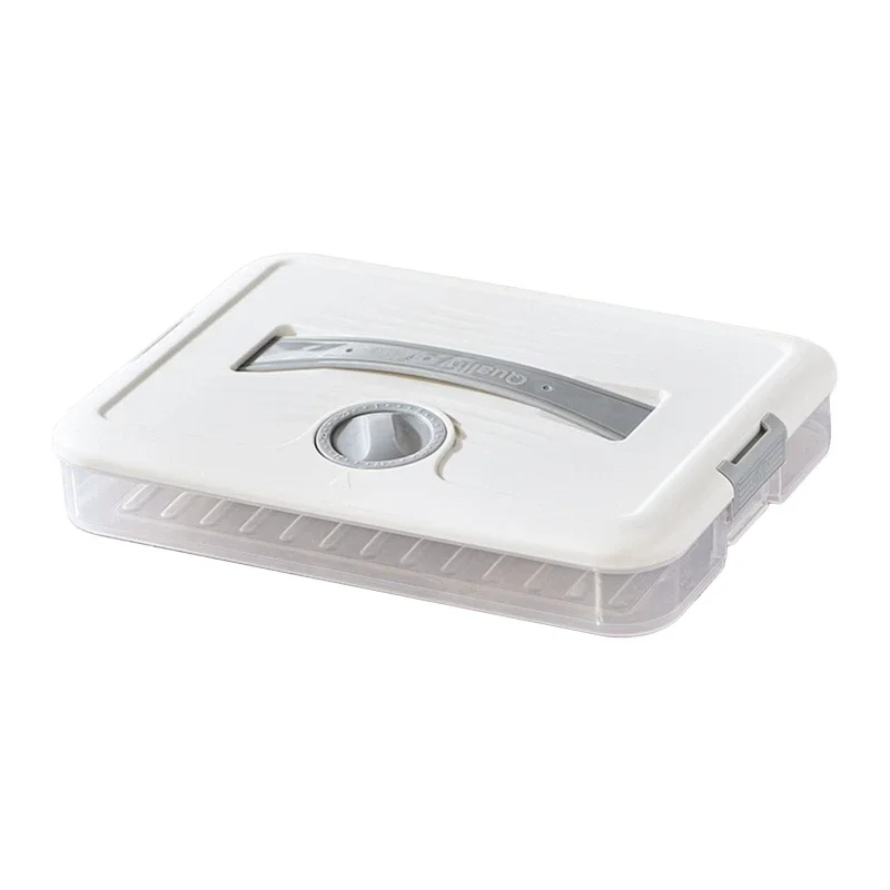 Secure Dumpling Storage Box with Lid – Versatile Plastic Container for Freezer and Fridge