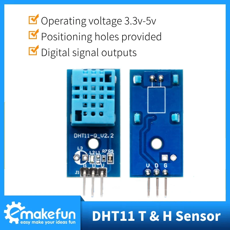 1-10pcs/Smart 3pin KY-015 DHT-11 DHT11 Digital Temperature And Relative Humidity Sensor Module + PCB For Arduino DIY Starter Kit