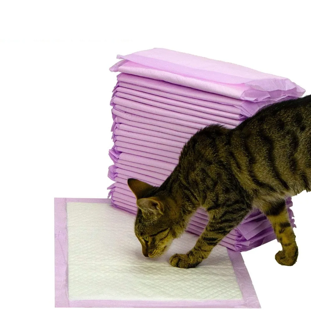 For Cats Fresh Scent Cat Litter Pads 16.9x11.4 Inch Breeze Box Compatible Supplies Built-in Polymer Littermaid Waste Receptacles