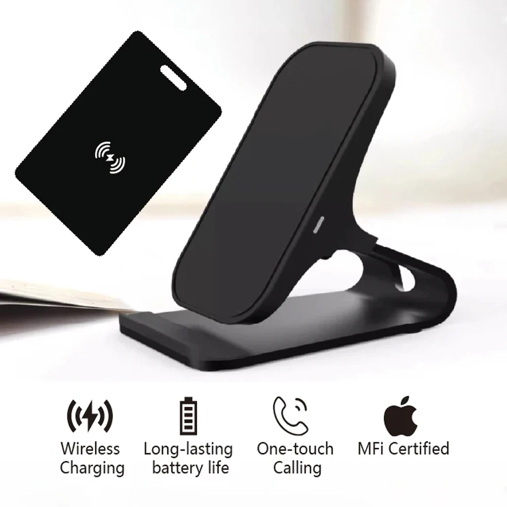 

Wallet Tracker Card Wireless Charging Tracking Location Gps Locator Smart Tag For Apple Find My Airtag GPS Locator for Ios