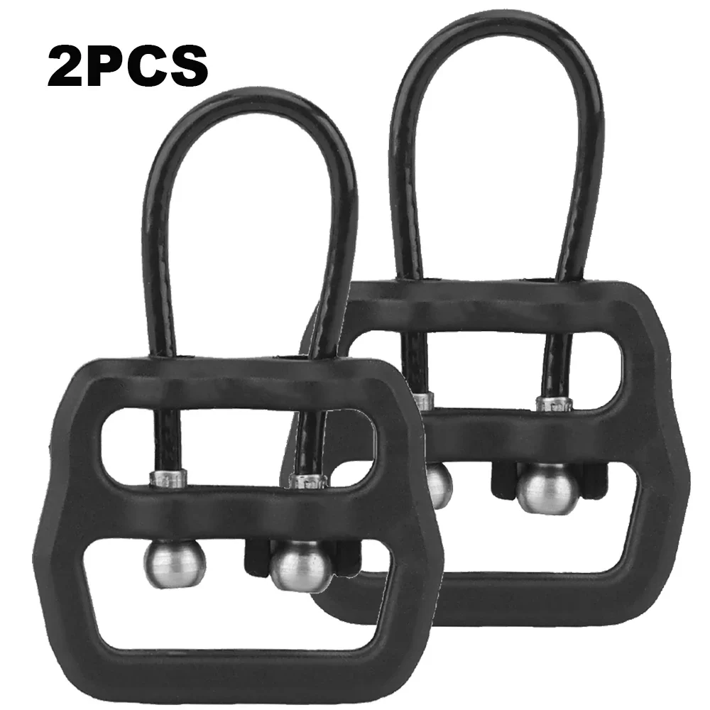 2pcs Tactical Sling Buckle Military Rifle Sling Quick Release Steel Wire Buckle Hunting Airsoft AK M4 Strap Clip U Loop