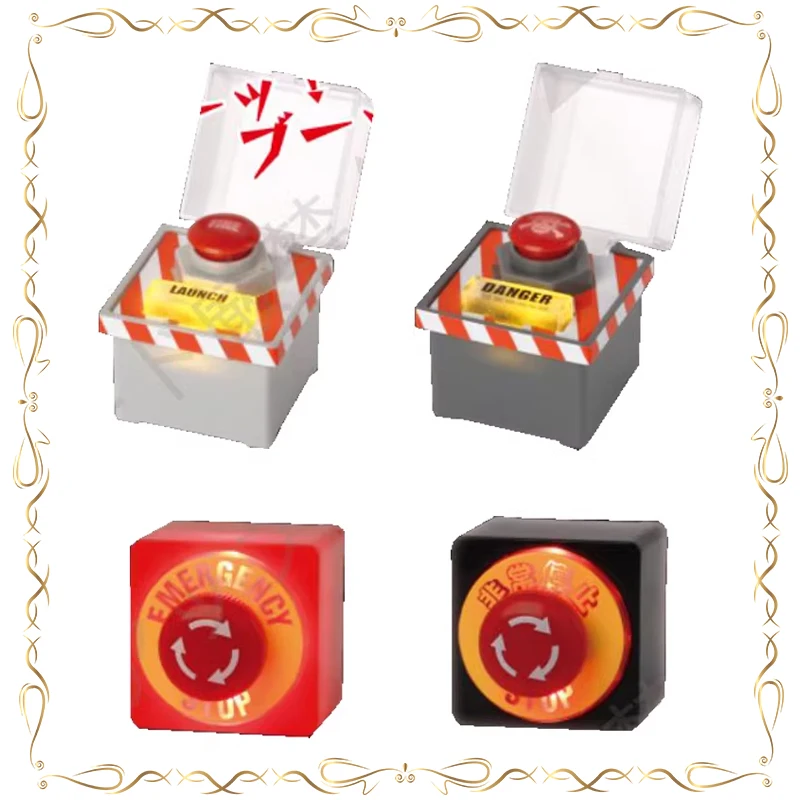 

Bandai Genuine Shine Vocalize Button Gashapon Creativity Ornament Toys Children Birthday Action Figure Collection Model Toy