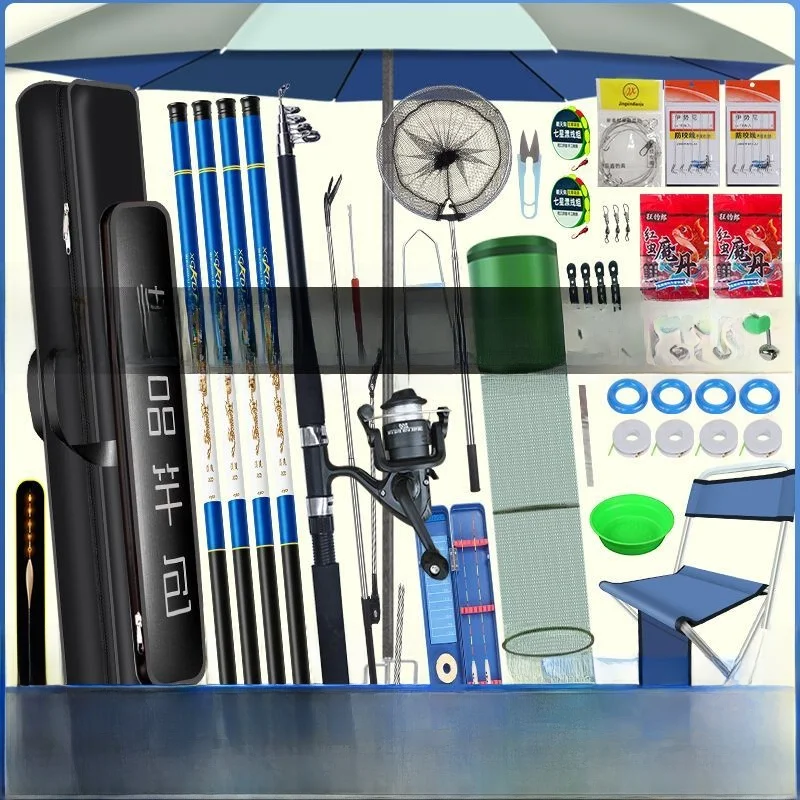 set-de-cana-de-pescar-para-principiantes-cana-corta-para-pesca-en-arroyos-equipo-completo-kit-de-pesca-combinado-para-ocea