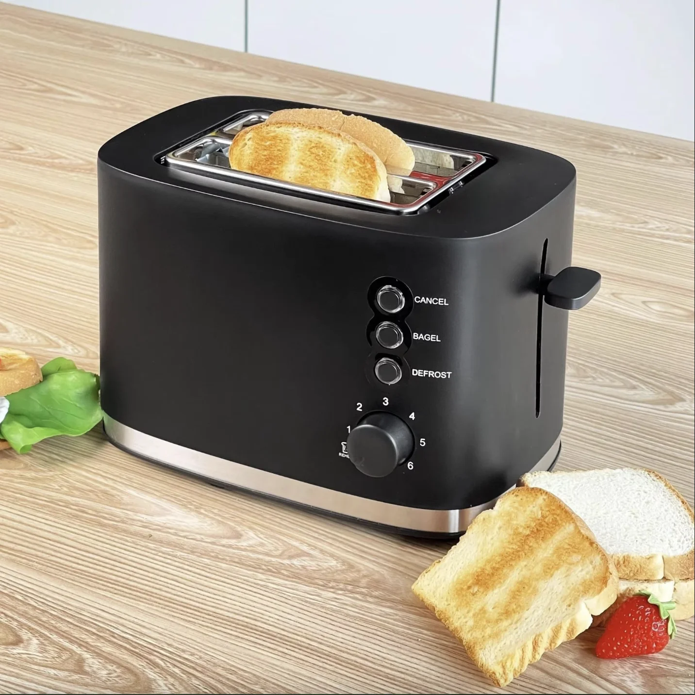 

Bread Maker Small Household Stainless Steel Toaster Household Breakfast Toaster Toaster Hot Sandwich Maker