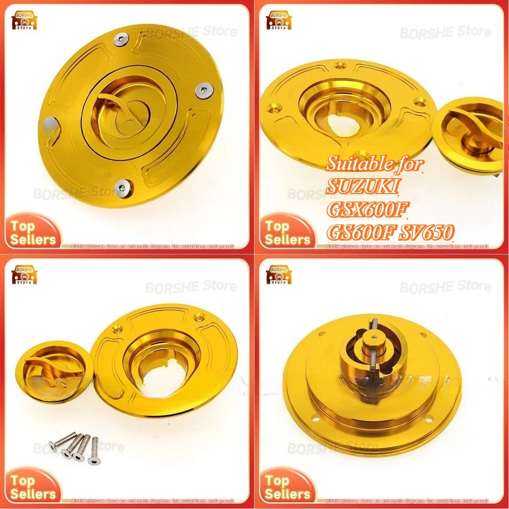 

2026 Suitable for SUZUKI GSX600F GS600F SV650 Decorative Tank Cover CNC Fuel Cap