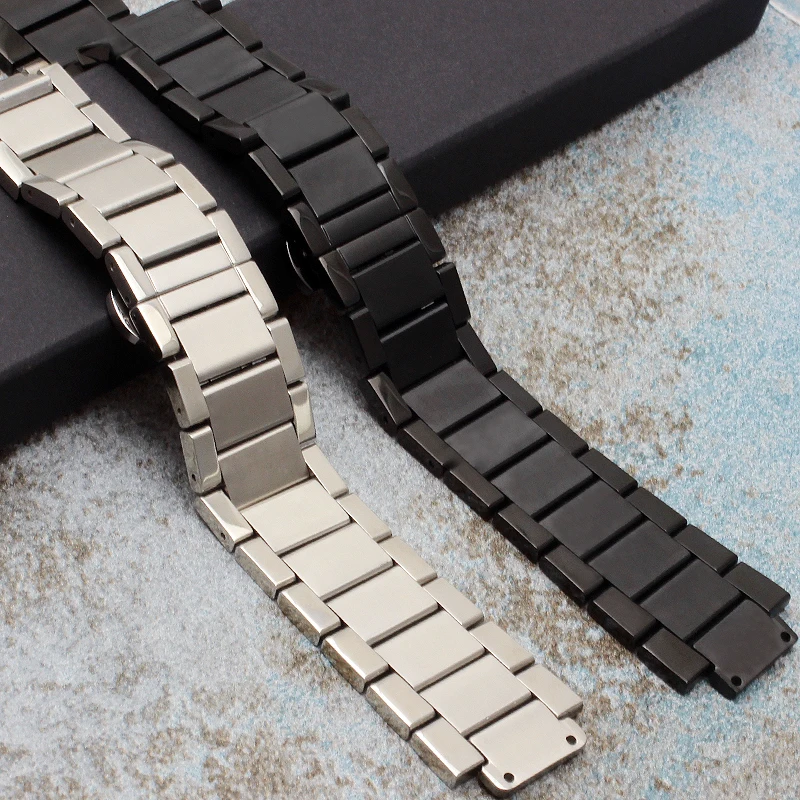 High Quality Solid Stainless Steel Watch Band for Hublot Big Bang Classic Fusion Yubo Men Women Watchband Bracelet24*17 27*19MM