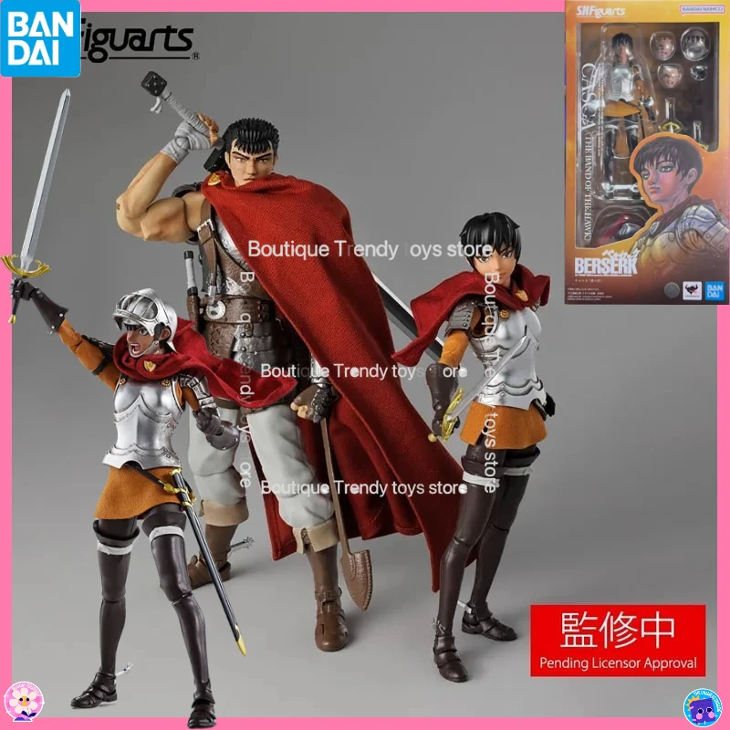 Novo em Estoque BANDAI Caixa Original S.H.Figuarts Berserk Caska Guts SHF Figura de Ação Modelo Presente para Criança