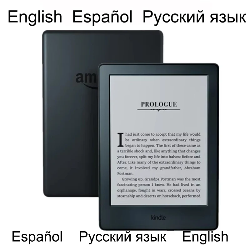 Original E Book KINDLE E Books Reader Without Backlight 6 inch Ink Touch Screen Kindle 6th 8th Generation E-ink Ebook Reader