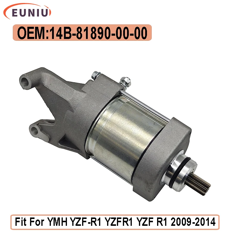 

Motorcycle Electrical Engine Starter Motor For YMH YZF-R1 YZFR1 R1 2009 -2014 14B-81890-00-00 14B-81890-01-00 Engine motor