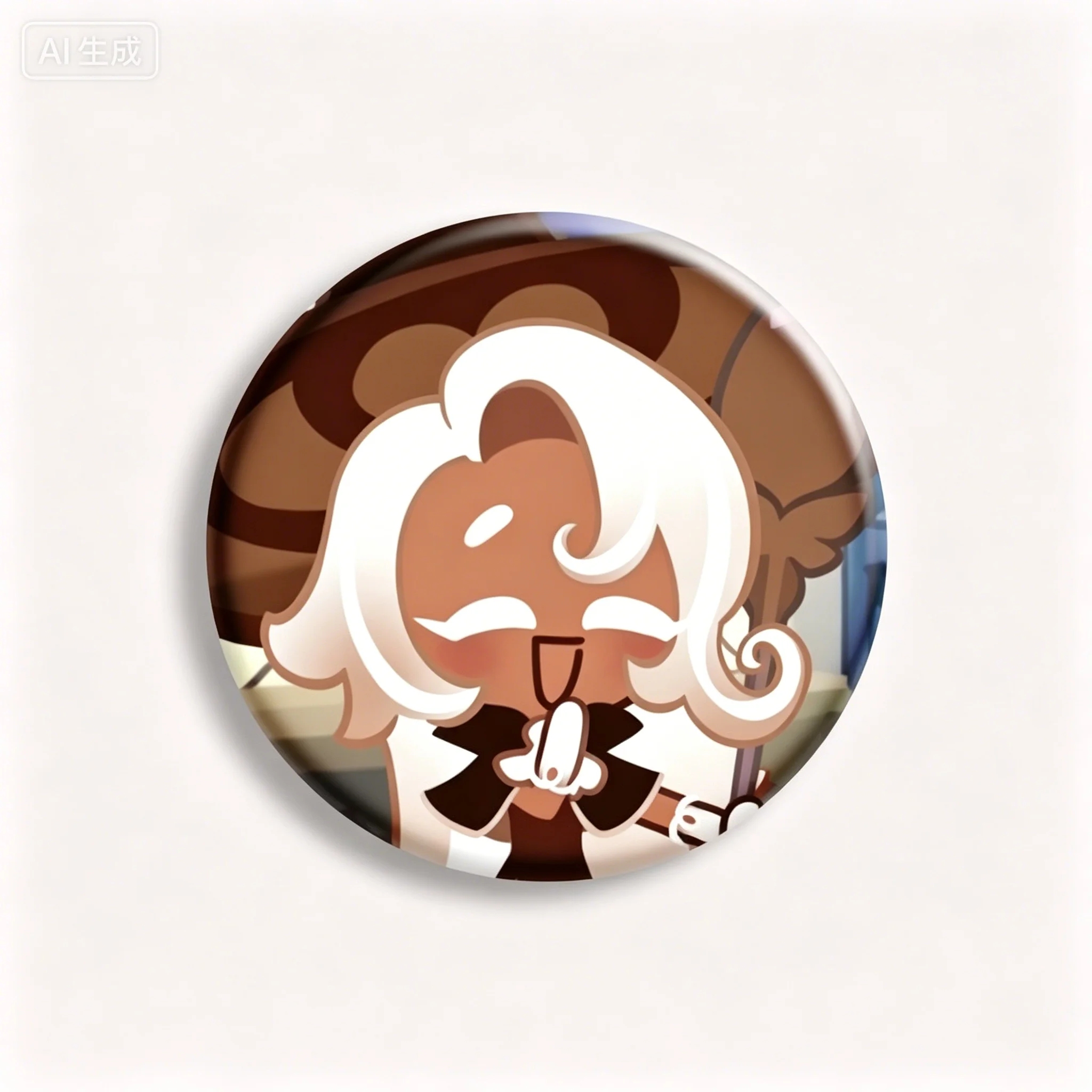 58mm Game Cookie Run Kingdom kawaii Cosplay COSTUME Badge Pin SPTE Tinplate Brooch﻿ Prop Xmas Gilf