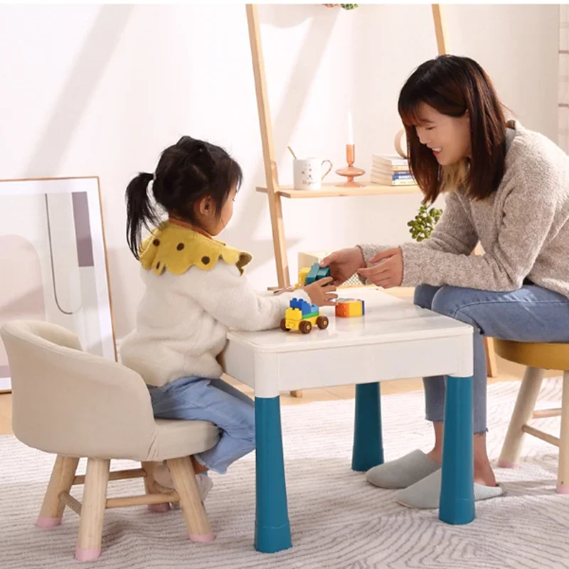 Veiligheidszitjes Designer Stoel Draagbare Kinderen Kruk Peuter Studie Groeiende Kleine Kamer Meubels Silla Infantil Kids Houten Jgy