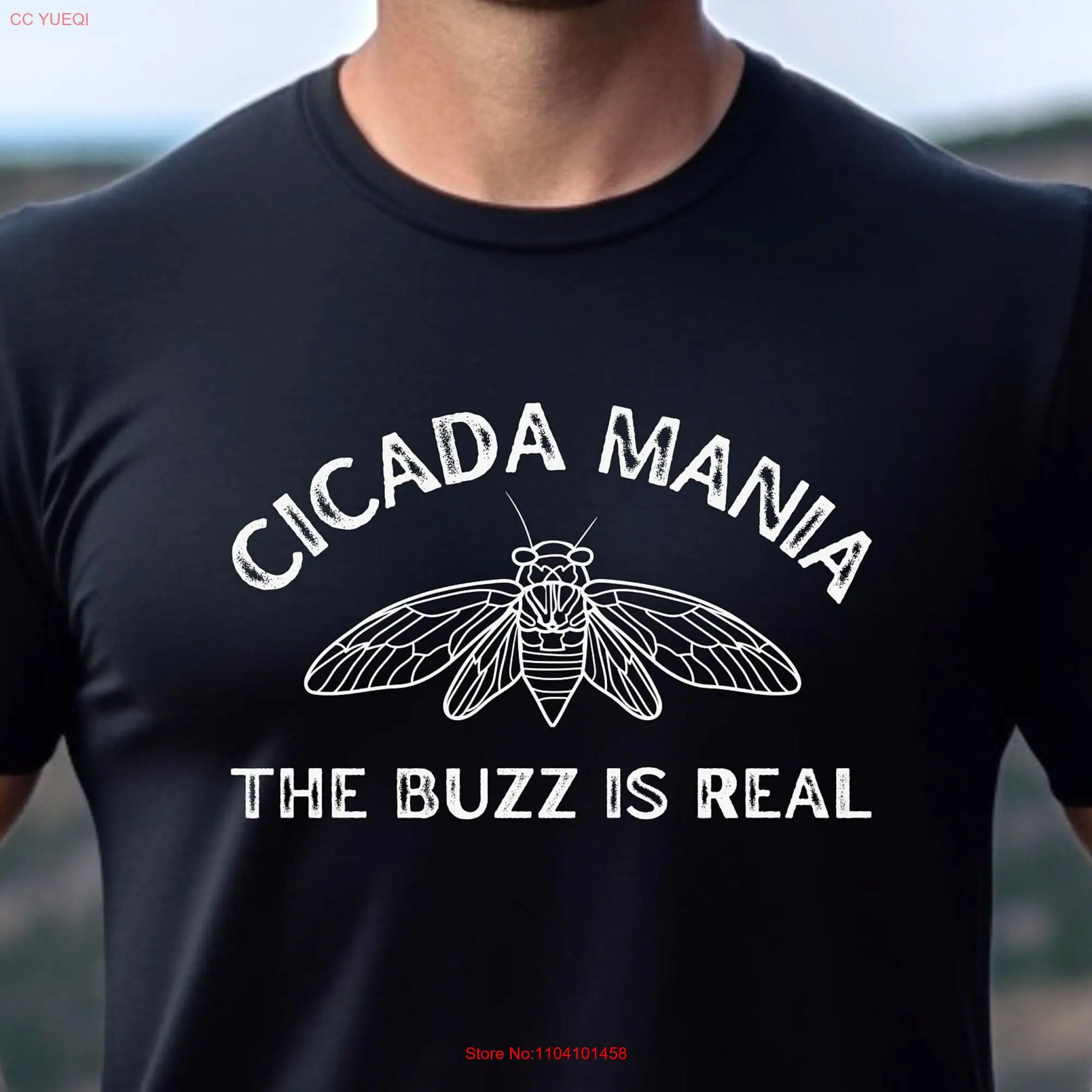 Cicada Mania T Shirt The Buzz Is Real Event Emergence Apparel 2024 Merch Brood Entomologist  long or short sleeves