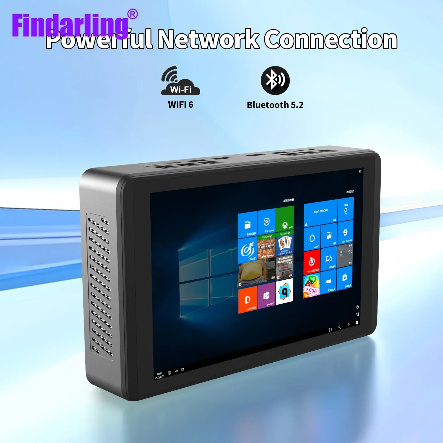 8 inch windows 11 pro mini pc with touch screen/industrial tablet minipc office advertising machine touch all-in-one NUC
