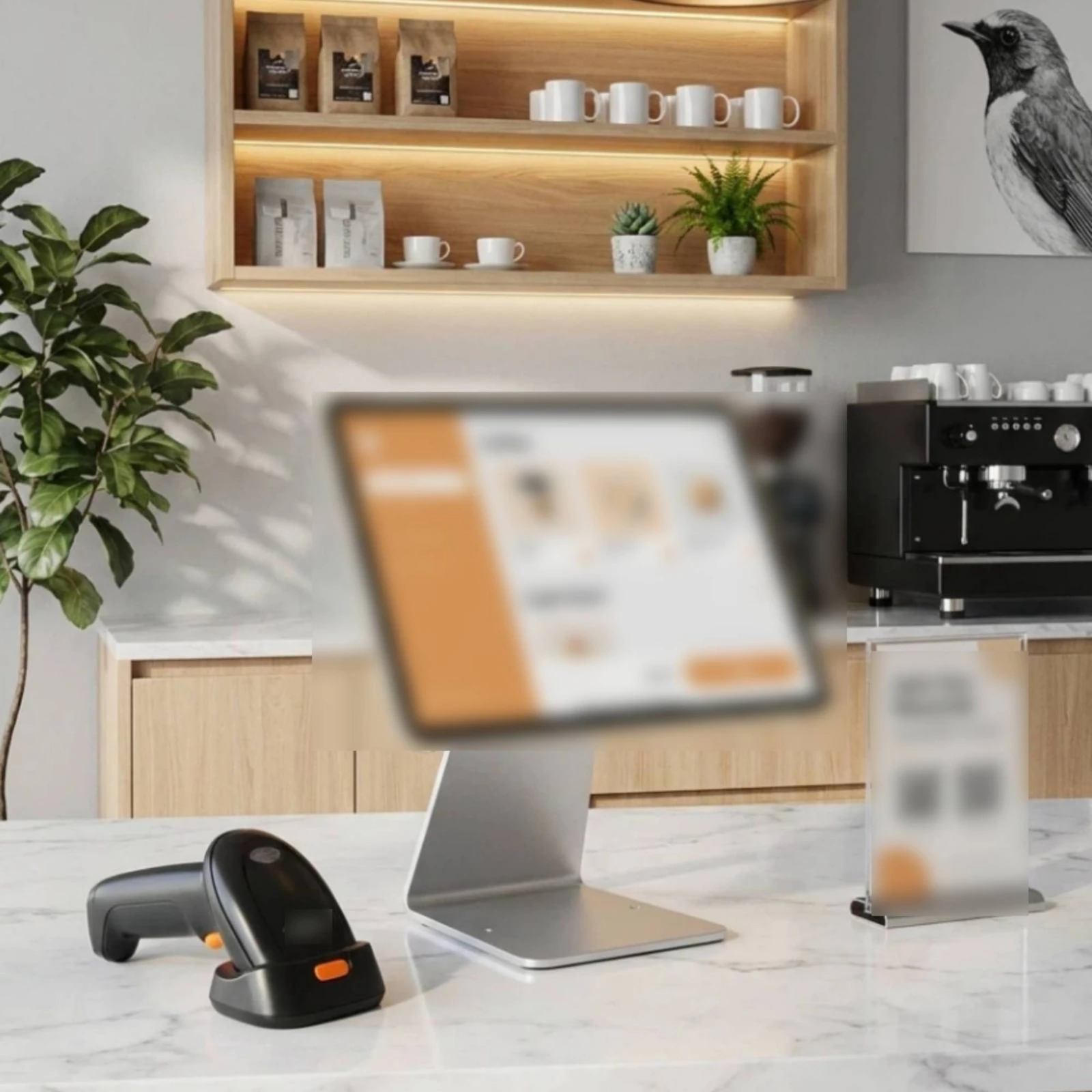 Tablet Stand with Lock Secure Locking Tablet Stand Weighted Tilting for Retailers, POS Stations, Retail Counters