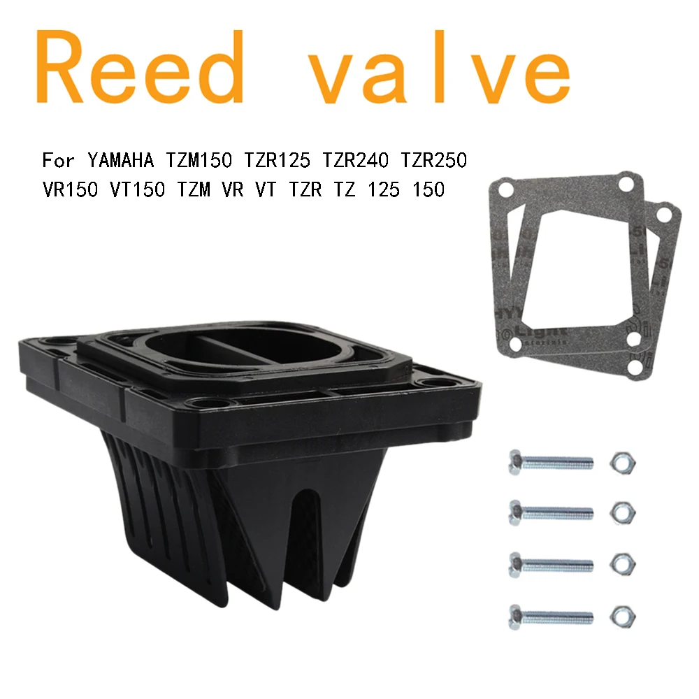 

For YAMAHA TZM150 TZR125 240 250 VR VT150 TZM VR VT TZR TZ 125 150 Carbon Fiber Inlet Reed Valve Motorcycle