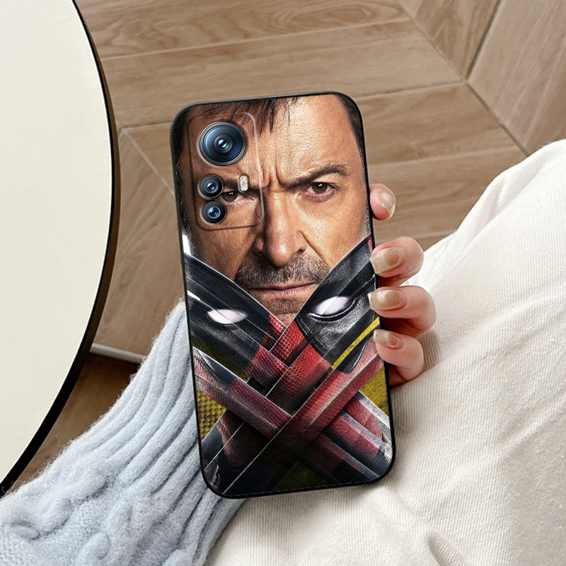 Marvel Wolverine Deadpool Love For Xiaomi Mi 14 13T 13 12T 12 11T 11i 11 10T 10 Pro Lite Ultra 5G Black Soft Phone Case