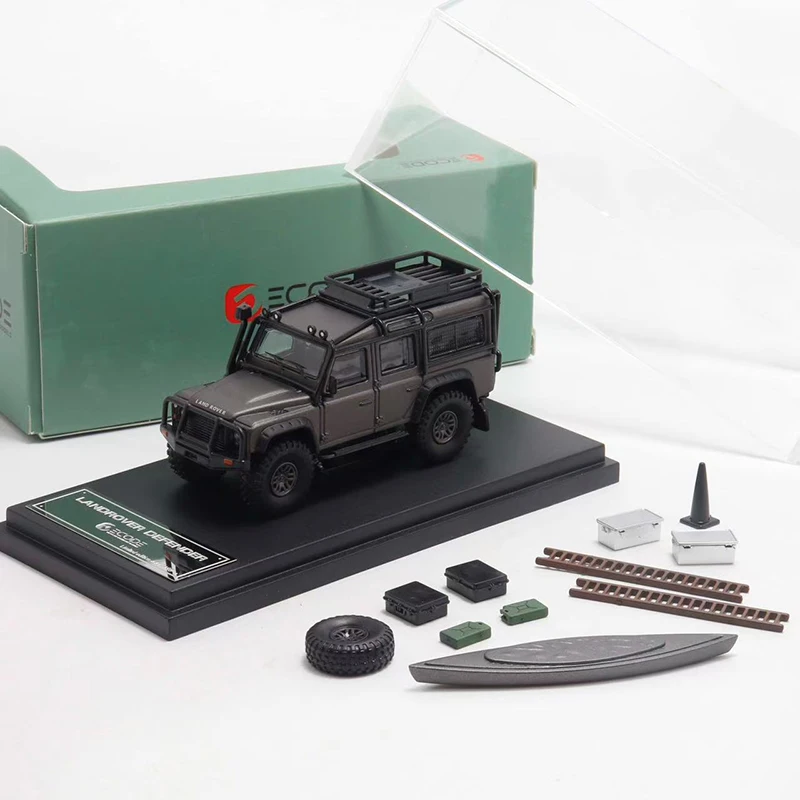 Master 1:64 Scale LR Defender 110 4x4 Alloy Simulation Car Model Static Collection Decorated Holiday Gifts Toys Souvenir Gift