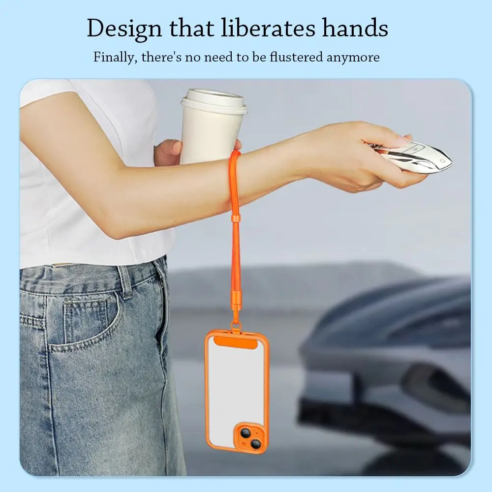 Аксессуары для сотовых телефонов, регулируемый ремешок, тканые подвесные ремни с защитой от потери, универсальный короткий ремешок на запястье для мужчин и женщин