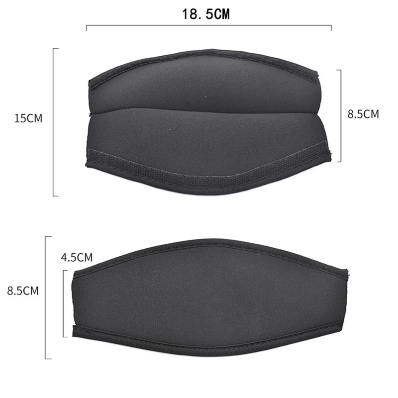 NALFI-4 Stück Tauchmaskenbänder, wasserdichte Maskenbänder zum Schwimmen, Abdeckungen für Neopren-Maskenbänder