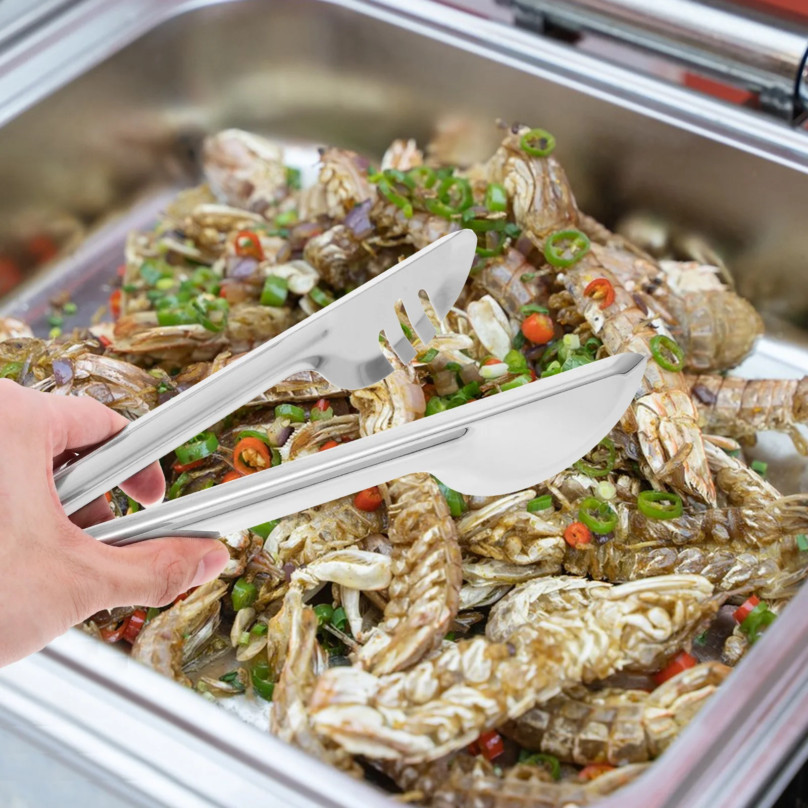 

18 Pcs Stainless Steel Cutlery Set Kitchen Skimmer Spoon Eating Spoons Catering Public