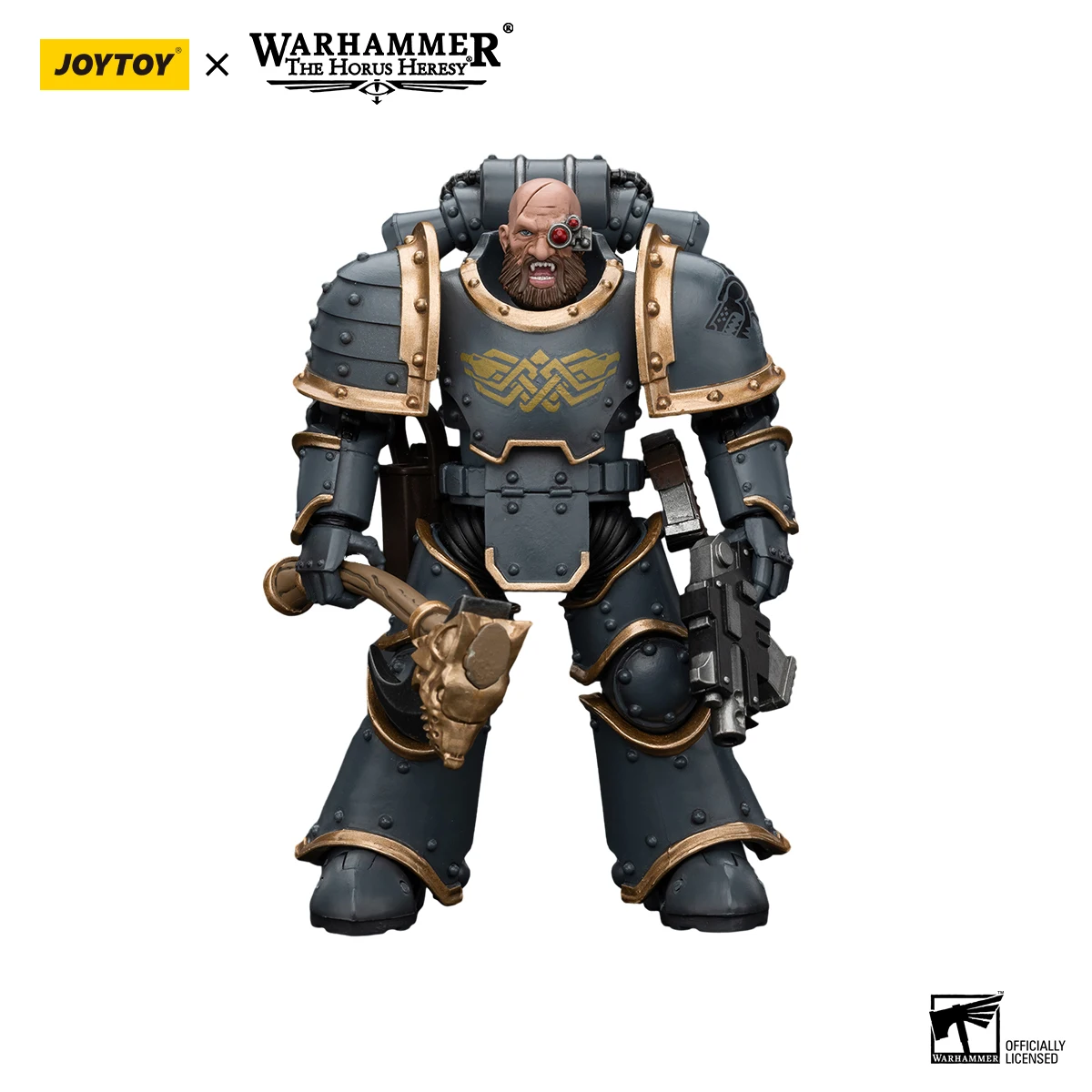 JOYTOY Warhammer 30K 1/18 Figurka Akcji Space Wolves Grey Slayer Pack Grey Slayer 3 Anime Model Militarny