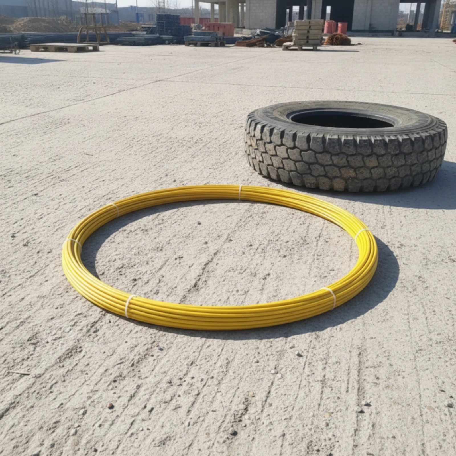 Cable Threading Rod Non-Steel Flexible Rod with Metal Connector Wire Threading Tool Long-Lasting Electrical Cable Puller Tape view 5