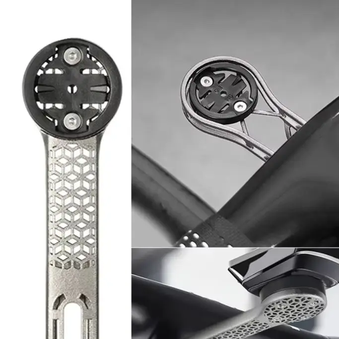 

Крепление для велосипедного компьютера для шоссейных велосипедов, изготовленное с технологией 3D-печати, сверхлегкий сплав TC4 GR5, совместимый с