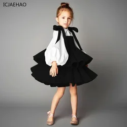 Party Dress for Kids Girl Flowe Baby Set Wedding Robe Children Birthday Evening Bridesmade Prom Formal Ball Gown Clothes Vestido