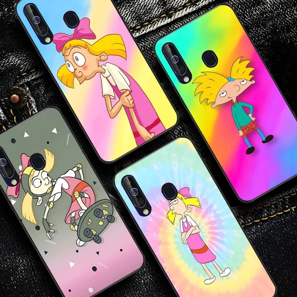 H-Hey A-Arnold H-Helga Cute Cartoon Phone Case For Samsung A 10 11 12 13 20 21 22 30 31 32 40 51 52 53 70 71 72 73 91 13 Shell