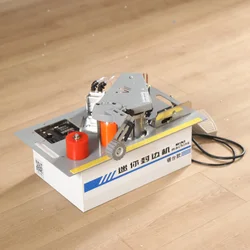 220V Mini Kantenaanbrengmachine uit Polen Houtbewerking Woondecoratie Gebogen Rechte Lijn Zaagtafel Kantenaanbrengmachine Gereedschap